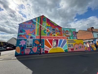 Colourful houses in Tredworth