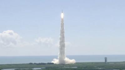 Boeing Starliner takes off