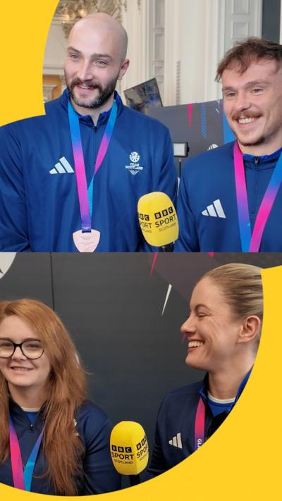 Scotland basketball medal winners