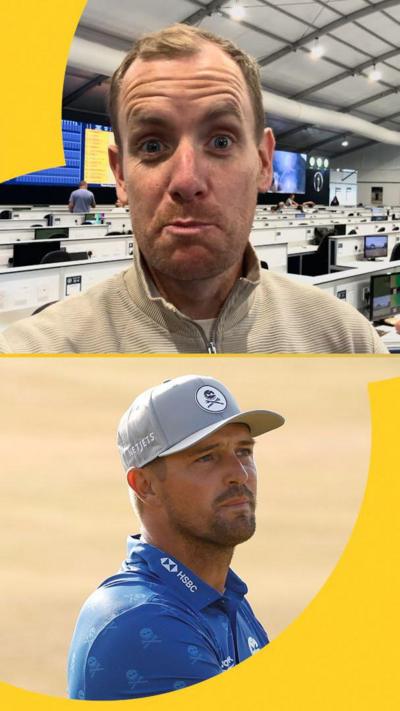 Ben Croucher and Bryson DeChambeau