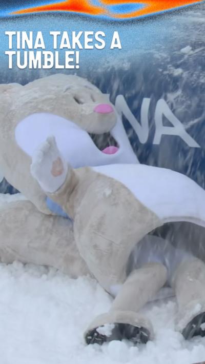 Winter Olympics mascot Tina