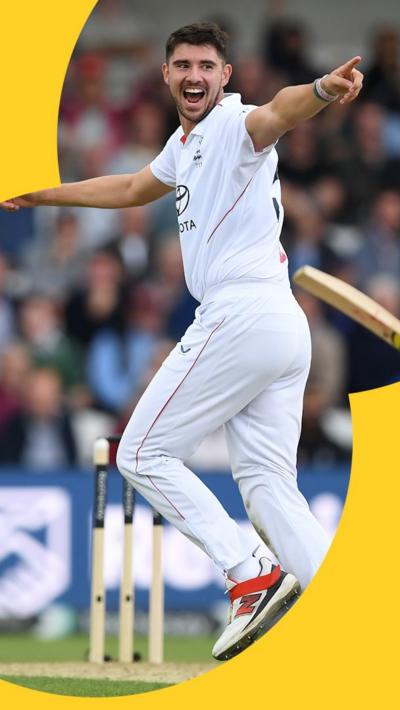 Josh Tongue after getting two wicket
