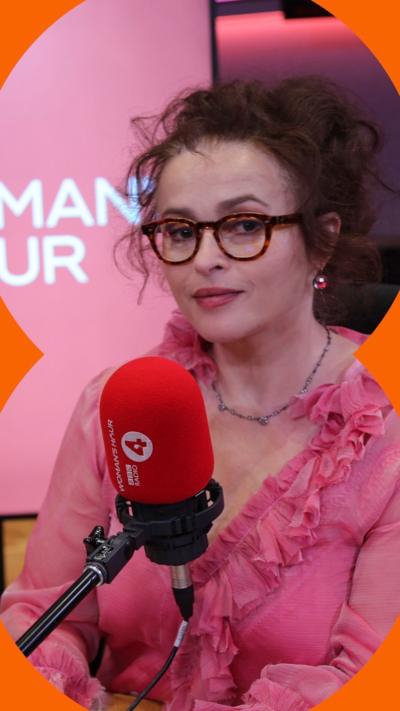 Helena Bonham Carter in the Woman's Hour Studio