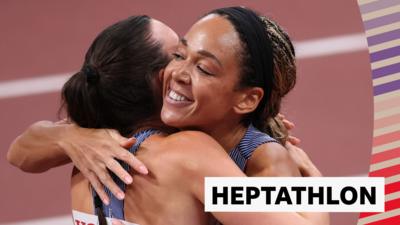 Great Britain's Jade O'Dowda & Katarina Johnson-Thompson