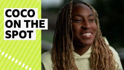 Coco Gauff talks to BBC Sport