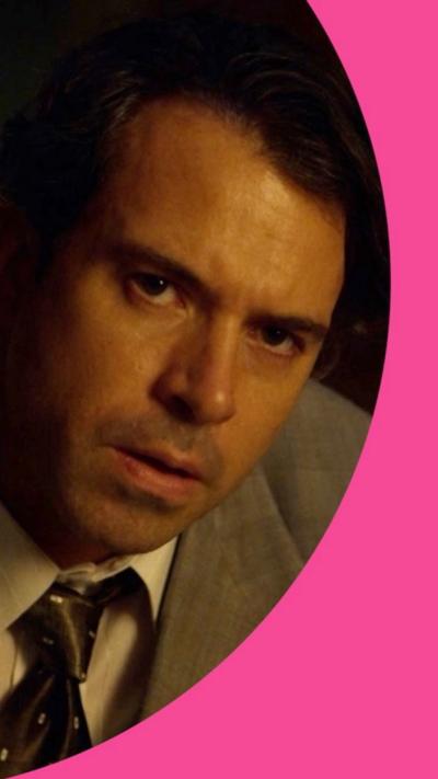 A man, Palmer from The Gold, looks worried.