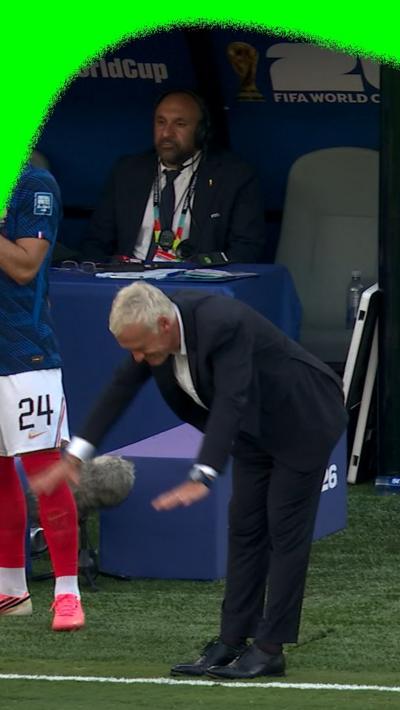 Didier Deschamps bowing down