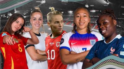 Player montage featuring Aitano Bonmati and Lauren James and Sandy Baltimore