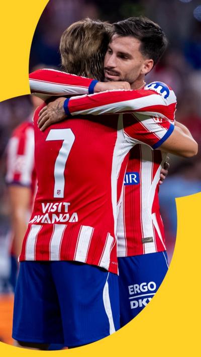 Lee Kang-in and Alex Baena hugging