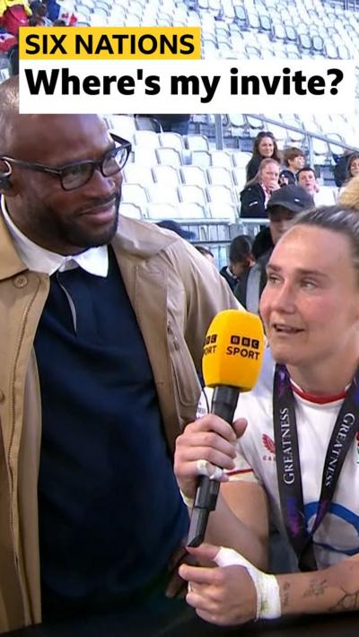 Ugo Monye and Megan Jones