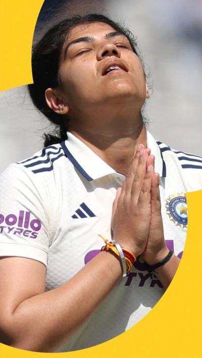 Yastika Bhatia after getting 100 runs
