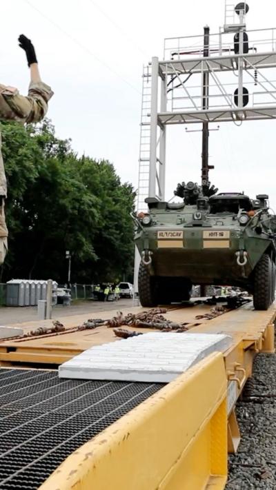 Tank arrives in Washington
