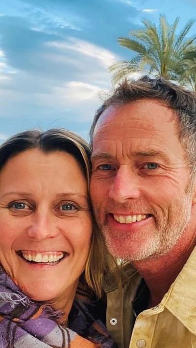 A selfie of Craig and Lindsay Foreman.