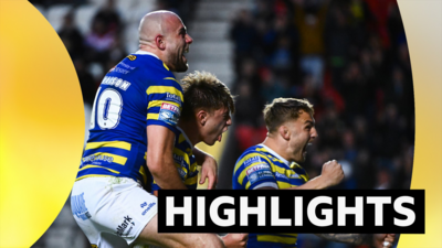 Warrington celebrate against St Helens
