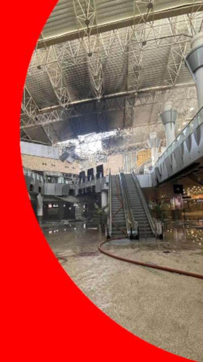 The inside of Kuwait International Airport 