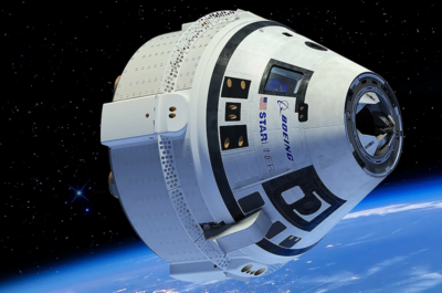 Boeing Starliner in space