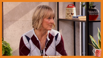 Louise Minchin in the Morning Live studio