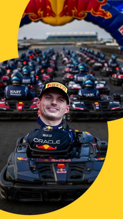 Max Versteppen and go-karts