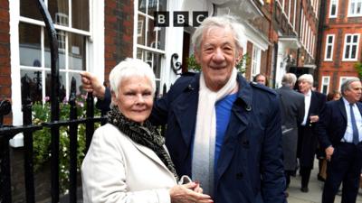 Dame Judi Dench and Sir Ian McKellen