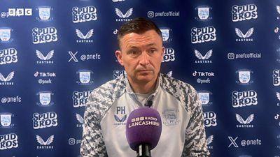 Preston North End manager Paul Heckingbottom 