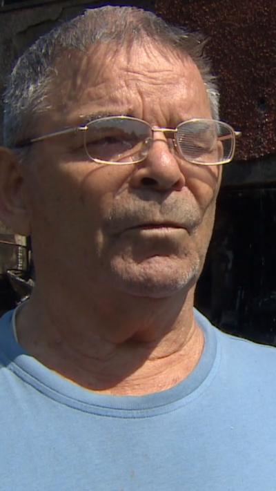 An elderly man 