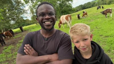 De-Graft went to meet Jacob to see what life is like on his farm