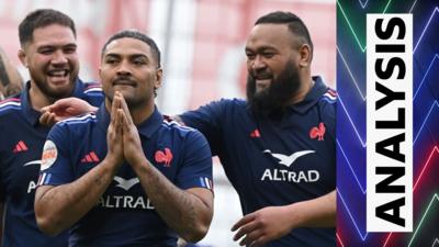 Emmanuel Meafou, Yoram Moefana & Uini Atonio celebrating