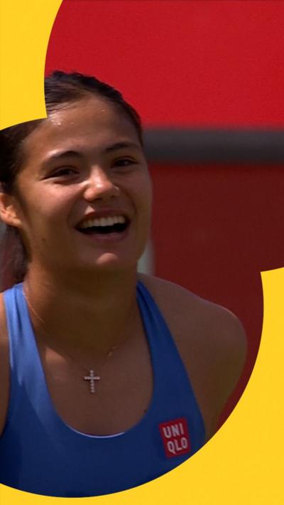Emma Raducanu smiling