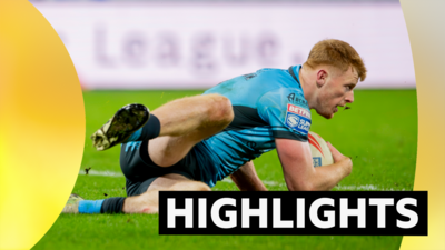 Harvey Barron scores for Hull FC at Huddersfield