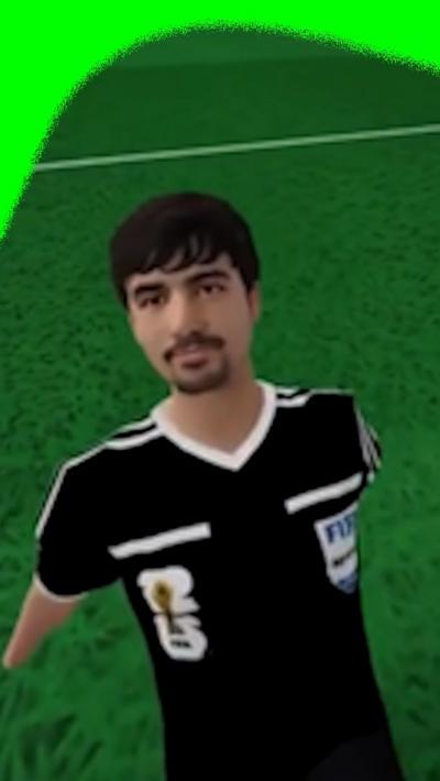 3D render of referee