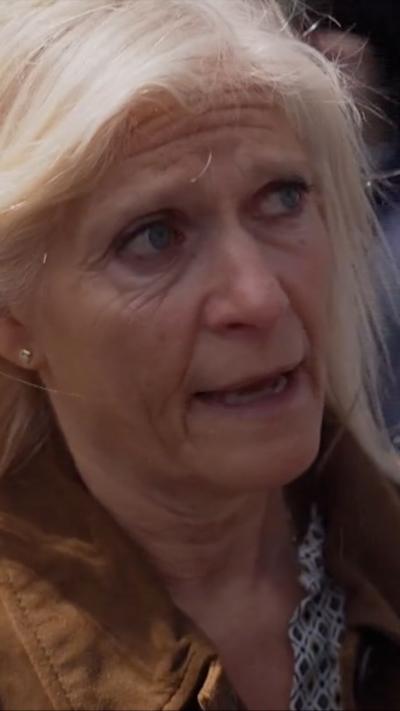 Jewish community leader Debbie Fox speaking