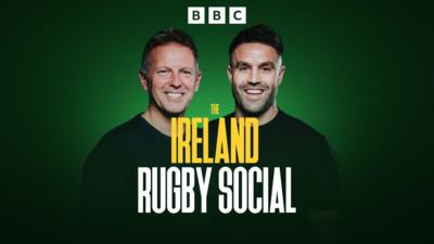 Gavin Andrews and Conor Murray on the Ireland Rugby Social