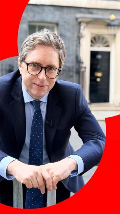 Ben Wright outside Downing Street