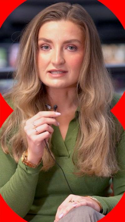 Charlie Buckland, BBC journalist talks to the camera