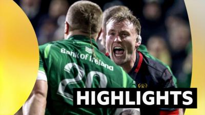 Kieran Treadwell celebrates Ulster's victory