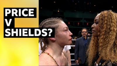 Lauren Price faces off with Claressa Shields in Cardiff