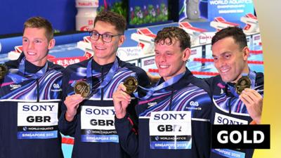 Matthew Richards, James Guy, Jack McMillan, and Duncan Scott