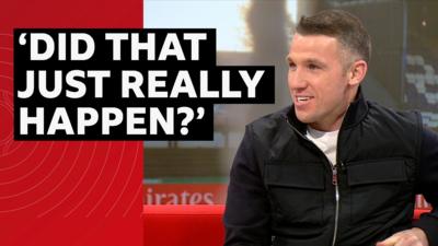 Macclesfield boss John Rooney sat on BBC Breakfast sofa