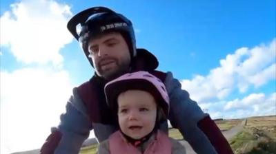 Gareth Williams and his daughter Indie 