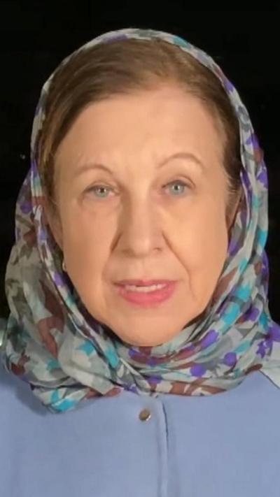 Lyse Doucet reporting from a Tehran rooftop