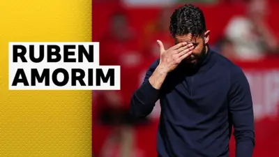 Manchester United 0-2 West Ham: Ruben Amorim reacts to loss BBC