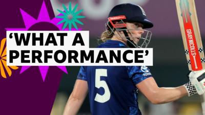 England's Heather Knight