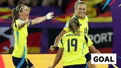 'Trouble for Germany' as Rolfö scores penalty for Sweden