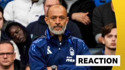 Nuno Espirito Santo looks on