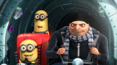 Minions and Gru.