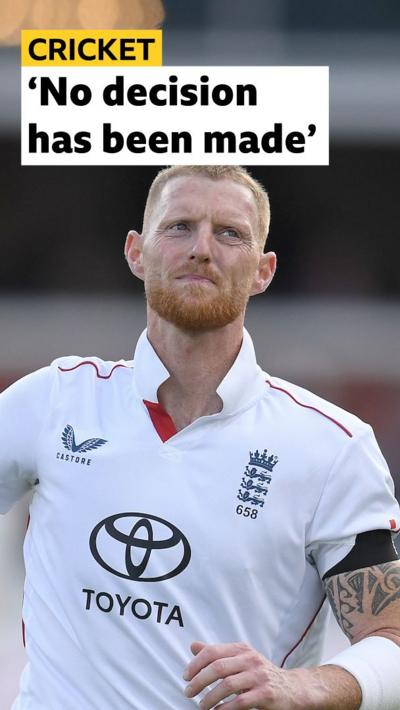 Ben Stokes playing for England