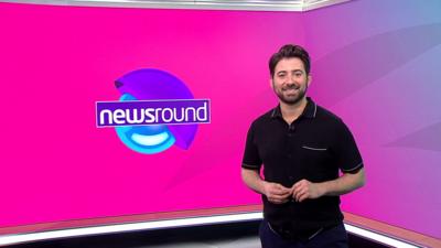 Ricky on the Newsround set