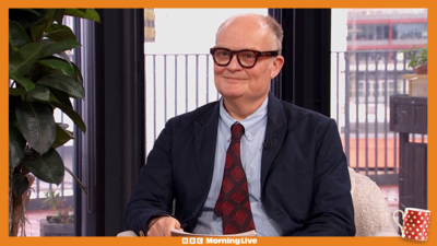 Gary Rycroft in the Morning Live studio