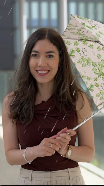 Sabrina, weather presenter