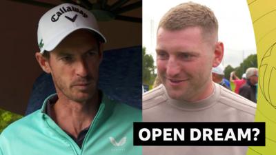 Andy Murray and Finn Russell